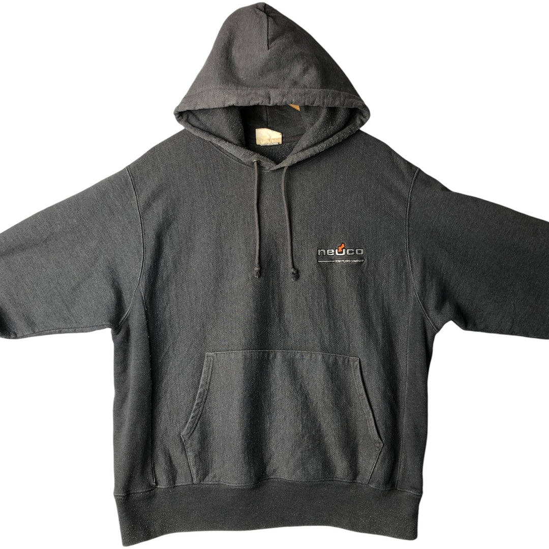 Champion Reverse Weave NEUCO Advertising Sweatshirt Pullover Hoodie, Men's Size L cotton gray type Vintage Second Hand