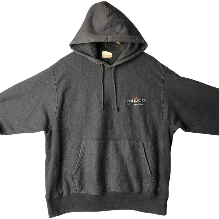 Champion Reverse Weave NEUCO Advertising Sweatshirt Pullover Hoodie, Men's Size L cotton gray type Vintage Second Hand