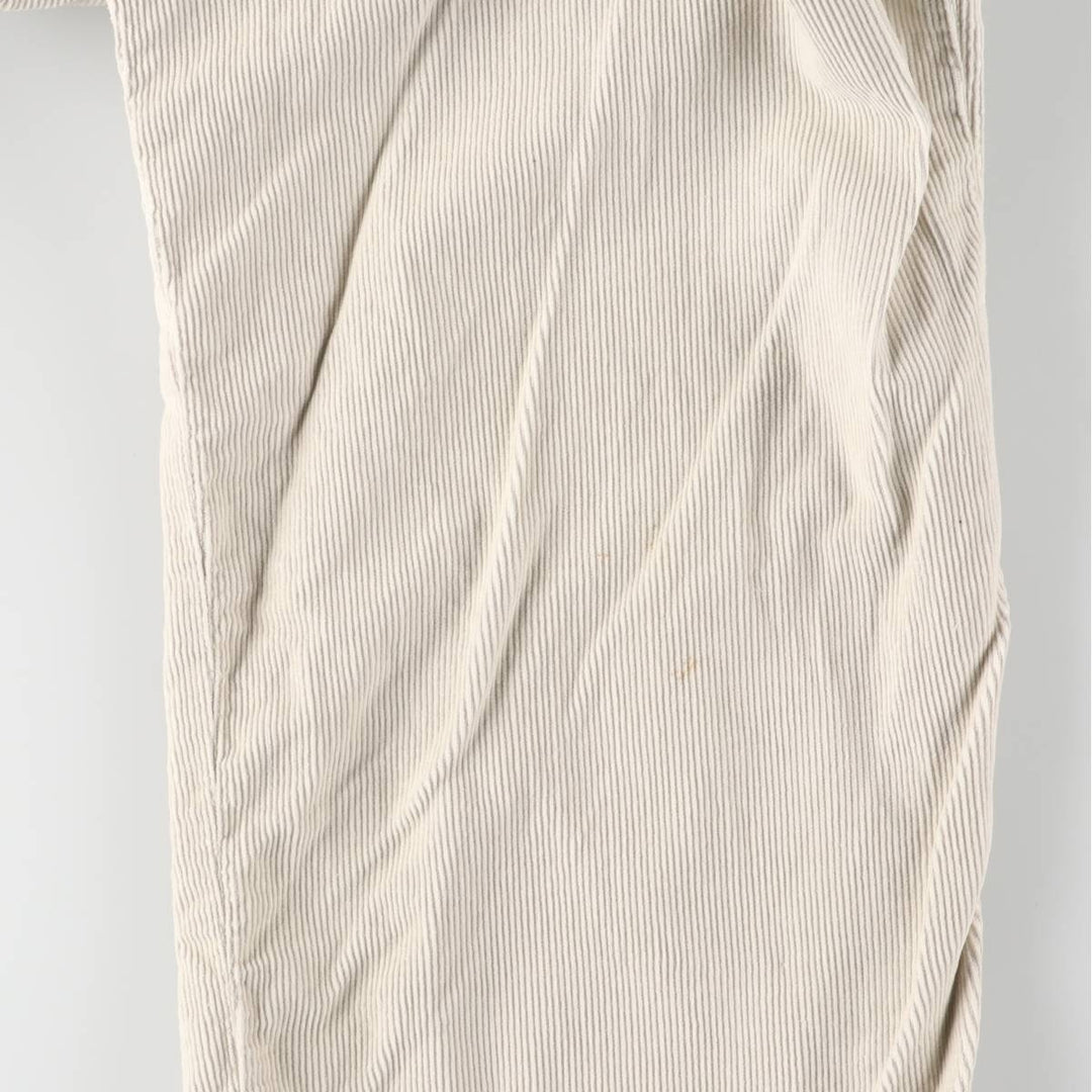 CHAPS Corduroy Cargo Pants, Men's Size W32 cotton ivory Vintage Second Hand