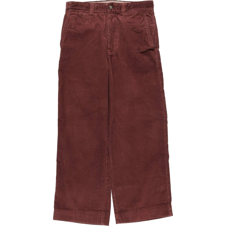 90s-00'S LLBean Double L Classic Fit Corduroy Pants, Men's, Vintage, Size W30 cotton wine-red Vintage Second Hand