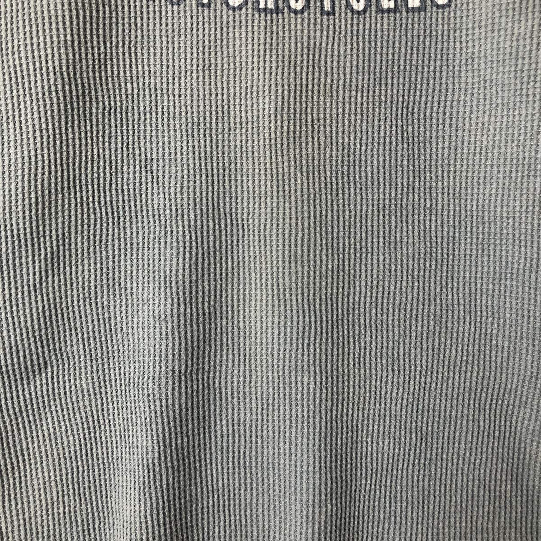 Harley-Davidson Thermal T-Shirt, Waffle, Men's Size L polyester gray type Vintage Second Hand