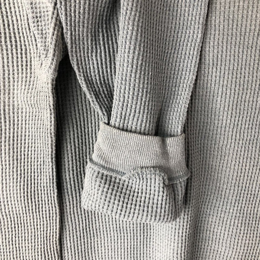 Harley-Davidson Thermal T-Shirt, Waffle, Men's Size L polyester gray type Vintage Second Hand