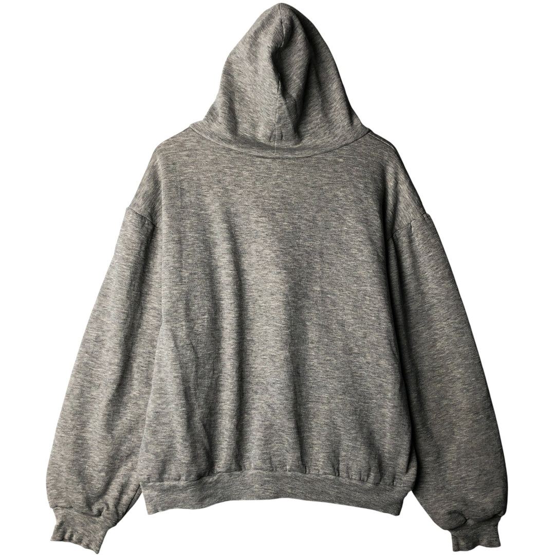 90'S Vintage THE King Size Co. Full-Zip Hoodie, Men's XXL cotton gray type Vintage Second Hand