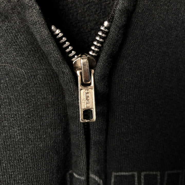 2000'S Harley-Davidson Eagle Pattern Full-Zip Hoodie, Men's Size L unclear Charcoal Vintage Second Hand