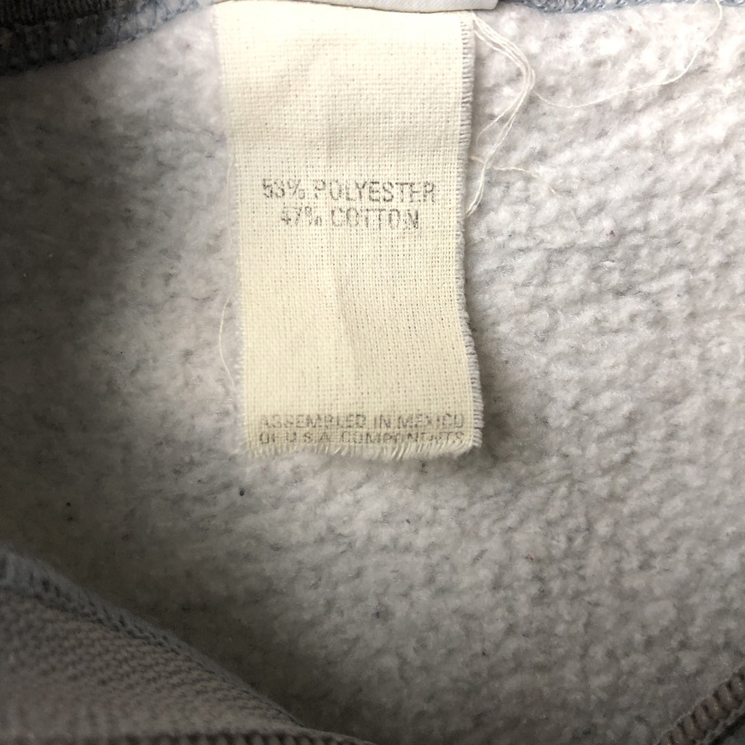 Vintage 90'S Russell Athletic full-zip sweatshirt, size L, men's polyester gray type Vintage Second Hand