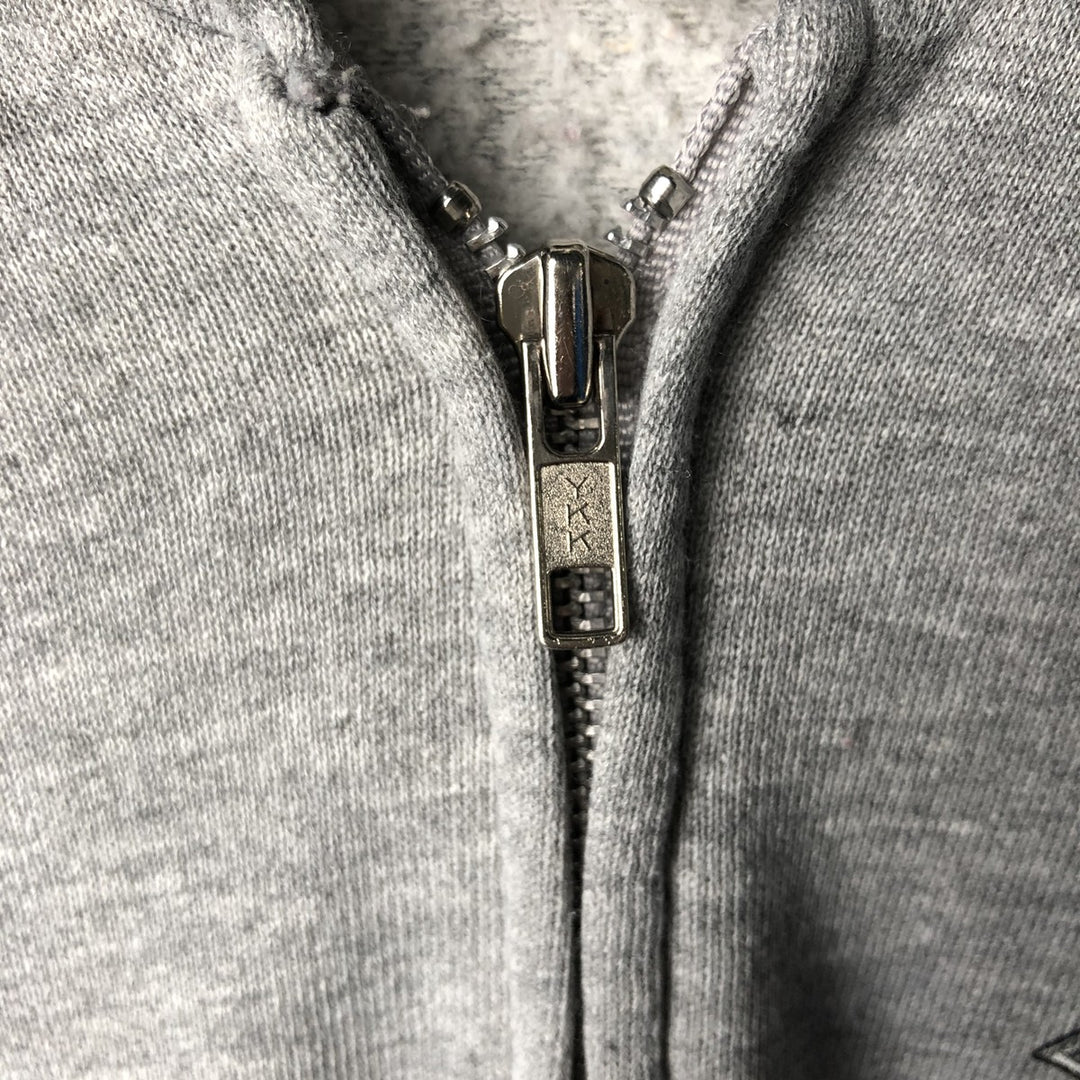 2000'S Harley-Davidson Eagle Pattern Tribal Full-Zip Hoodie, Men's Size L cotton gray type Vintage Second Hand