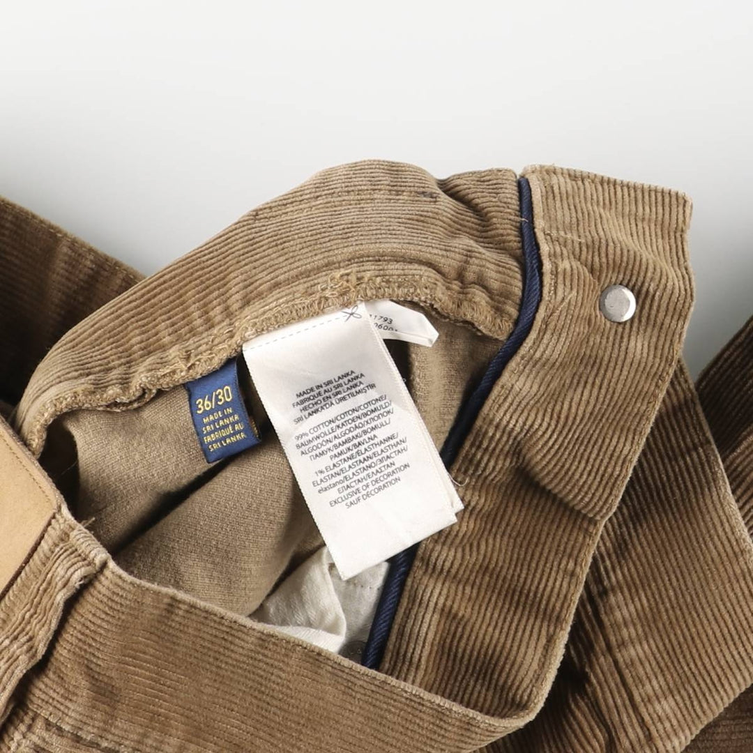 Ralph Lauren POLO by Ralph Lauren Corduroy Pants Men's W37 cotton Khaki type Vintage Second Hand
