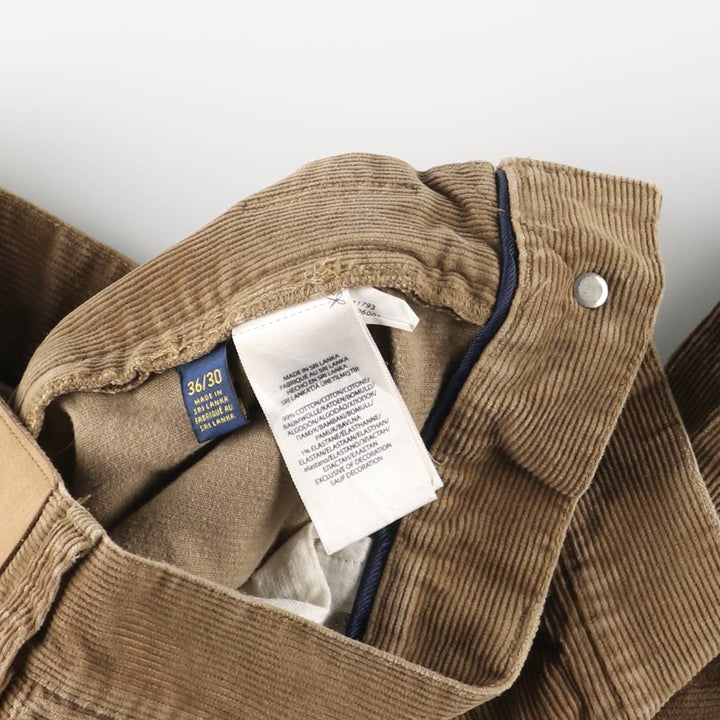 Ralph Lauren POLO by Ralph Lauren Corduroy Pants Men's W37 cotton Khaki type Vintage Second Hand