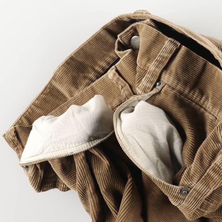 Ralph Lauren POLO by Ralph Lauren Corduroy Pants Men's W37 cotton Khaki type Vintage Second Hand