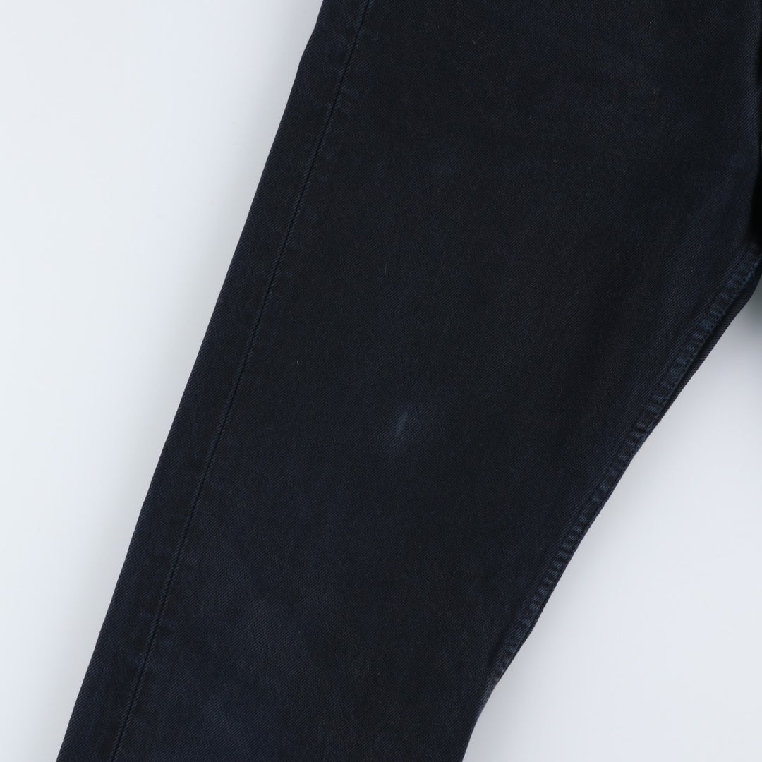 Levi's 501 Euro Model Black Denim Straight Denim Pants, Women's Size L (W29) cotton black type Vintage Second Hand