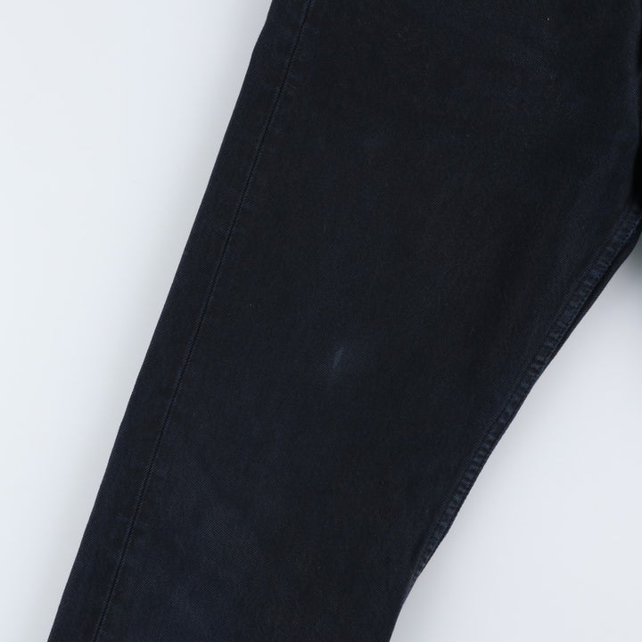 Levi's 501 Euro Model Black Denim Straight Denim Pants, Women's Size L (W29) cotton black type Vintage Second Hand