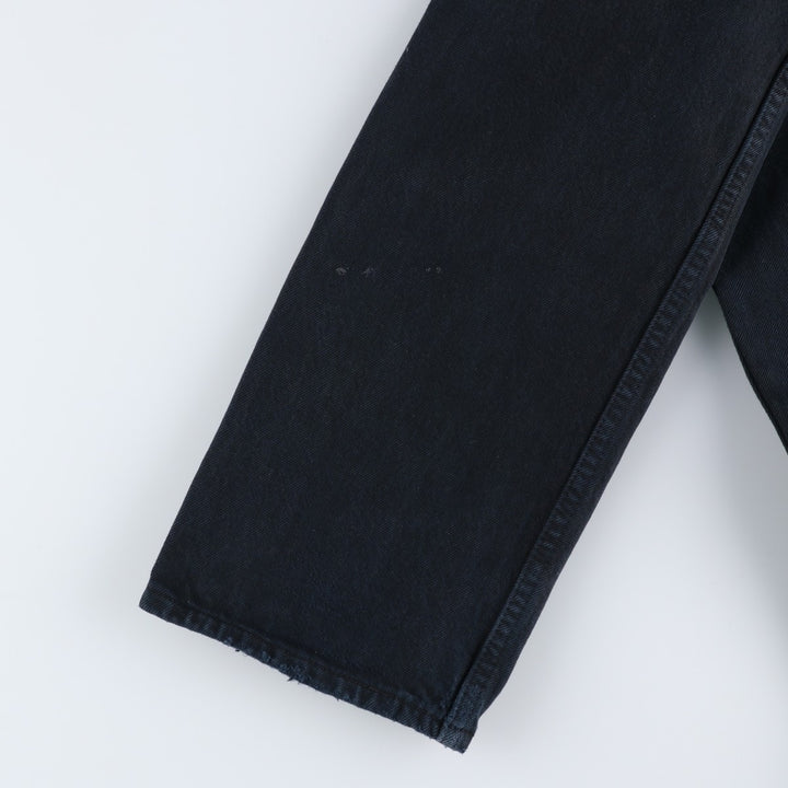 Levi's 501 Euro Model Black Denim Straight Denim Pants, Women's Size L (W29) cotton black type Vintage Second Hand