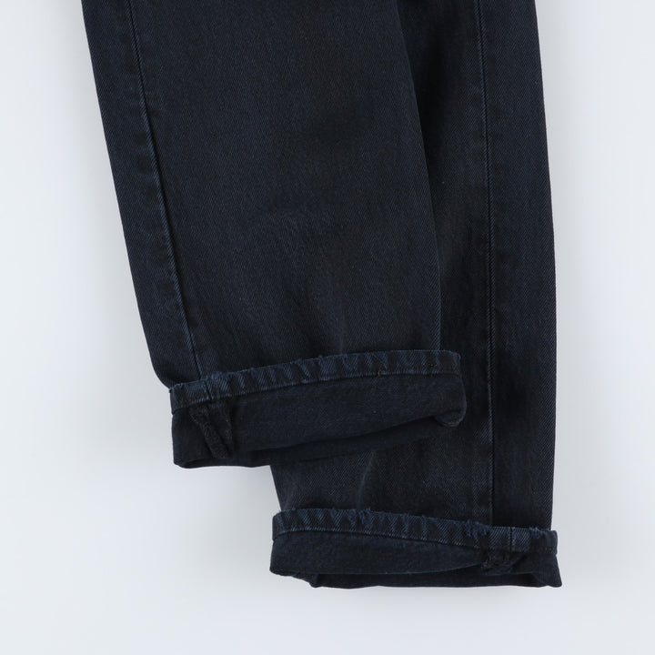 Levi's 501 Euro Model Black Denim Straight Denim Pants, Women's Size L (W29) cotton black type Vintage Second Hand