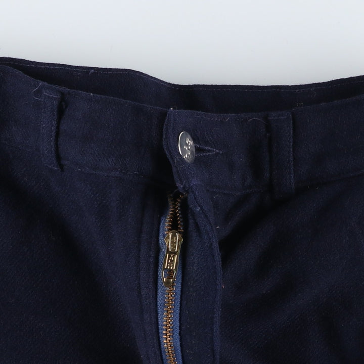 his vintage wool tapered pants, made in Italy, women's size M (w26). others navy blue type Vintage Second Hand