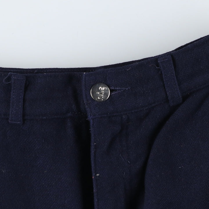 his vintage wool tapered pants, made in Italy, women's size M (w26). others navy blue type Vintage Second Hand