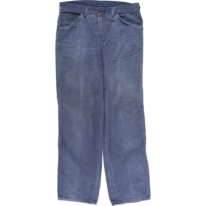 Dickies Branders Men's Vintage Corduroy Pants, Size W31 cotton Navy blue Vintage Second Hand