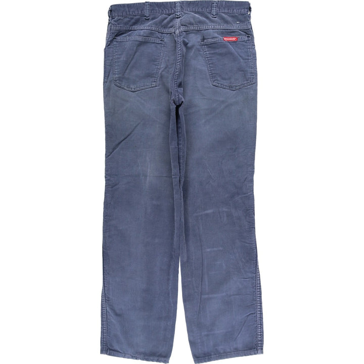 Dickies Branders Men's Vintage Corduroy Pants, Size W31 cotton Navy blue Vintage Second Hand