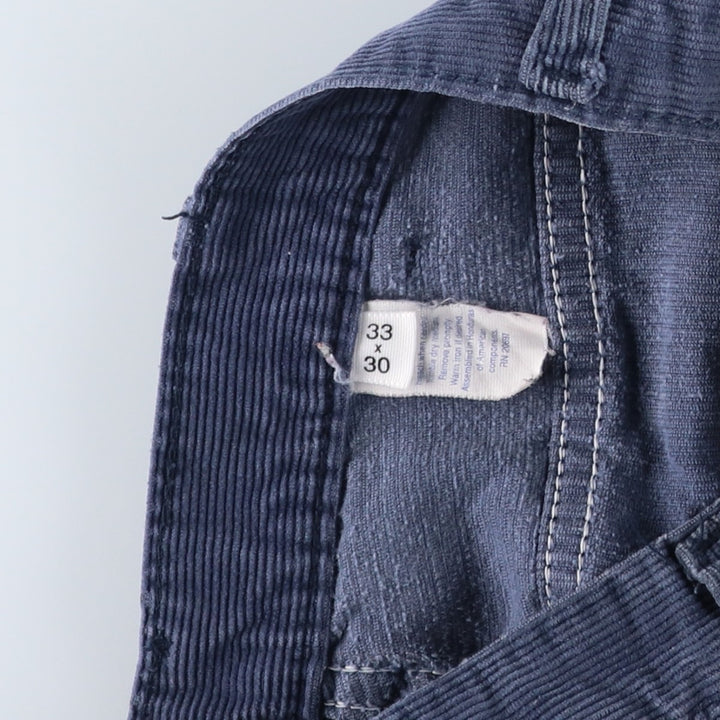Dickies Branders Men's Vintage Corduroy Pants, Size W31 cotton Navy blue Vintage Second Hand