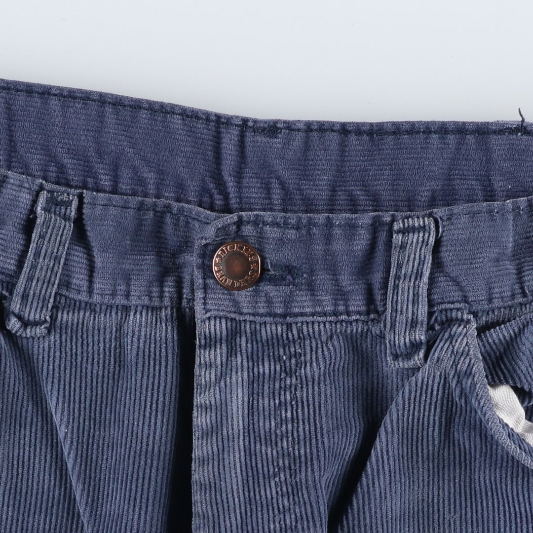 Dickies Branders Men's Vintage Corduroy Pants, Size W31 cotton Navy blue Vintage Second Hand