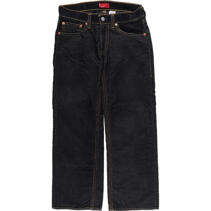 Vintage Levi's Type 1 Corduroy Pants, Men's Size 34 (approx.) cotton black type Vintage Second Hand