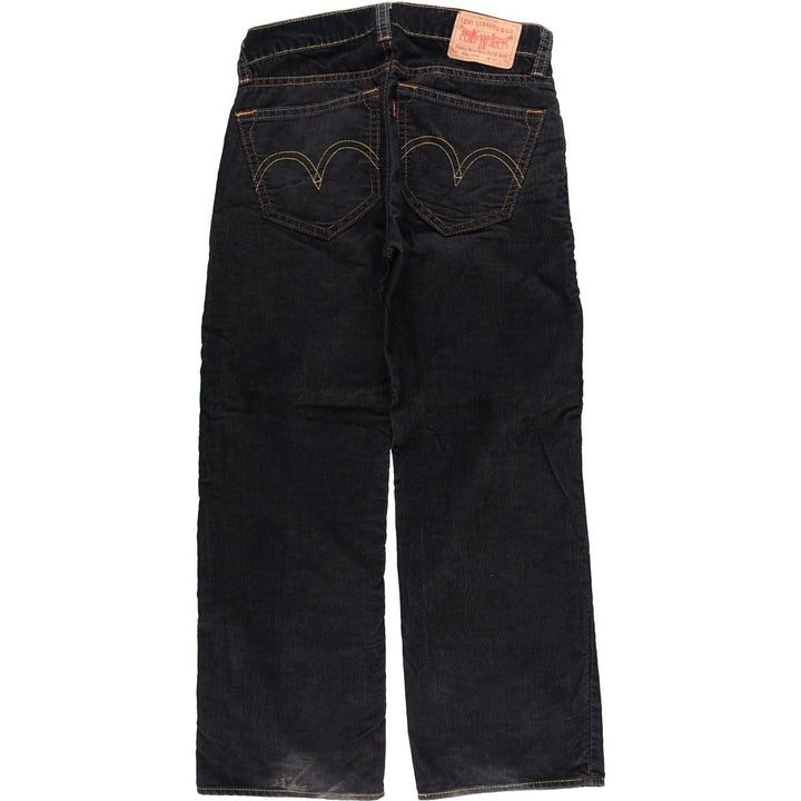 Vintage Levi's Type 1 Corduroy Pants, Men's Size 34 (approx.) cotton black type Vintage Second Hand