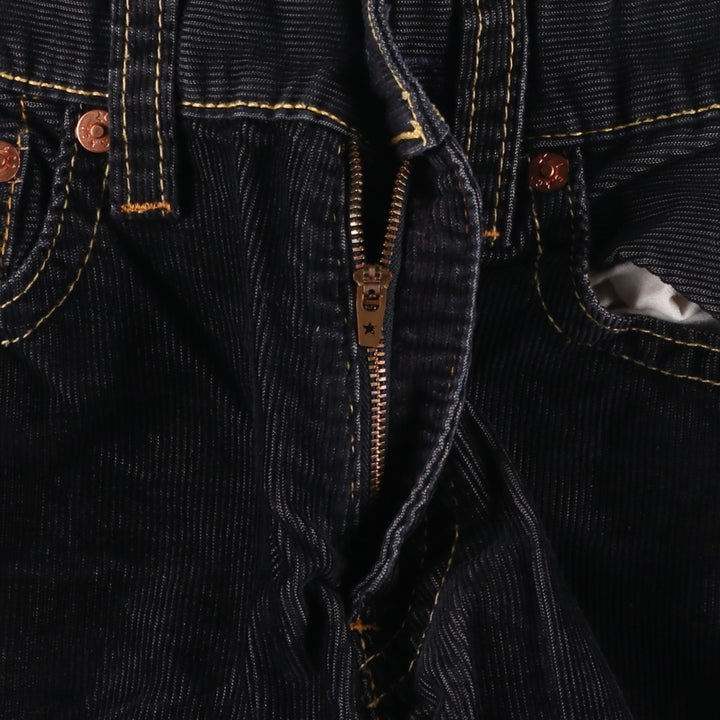Vintage Levi's Type 1 Corduroy Pants, Men's Size 34 (approx.) cotton black type Vintage Second Hand