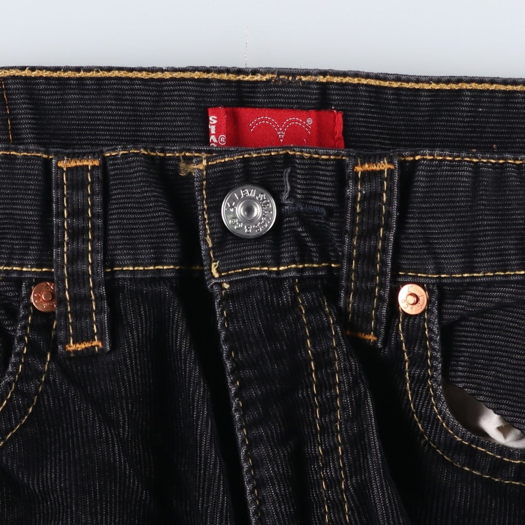 Vintage Levi's Type 1 Corduroy Pants, Men's Size 34 (approx.) cotton black type Vintage Second Hand