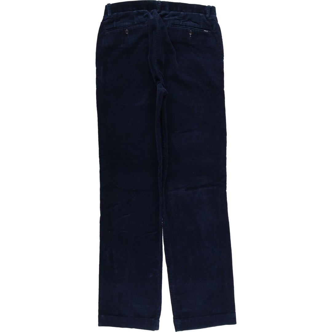 Ralph Lauren POLO RALPH LAUREN CLASSIC FIT corduroy pants, men's, size W30 cotton navy blue type Vintage Second Hand