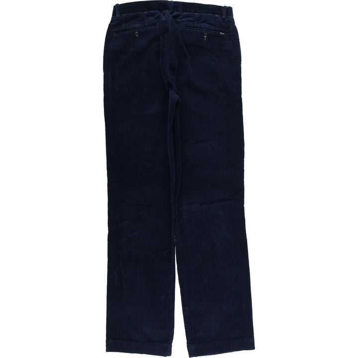 Ralph Lauren POLO RALPH LAUREN CLASSIC FIT corduroy pants, men's, size W30 cotton navy blue type Vintage Second Hand