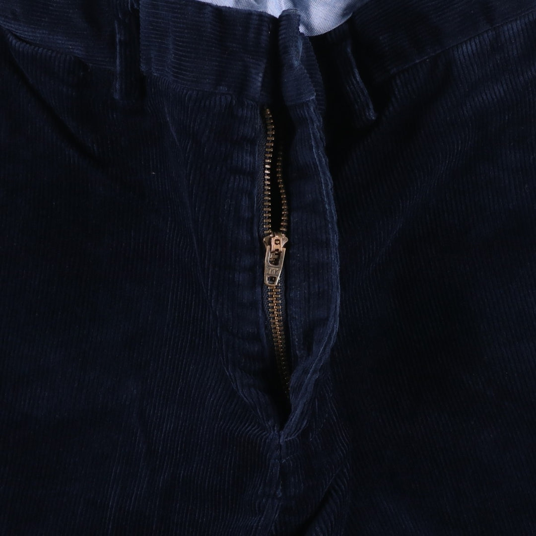 Ralph Lauren POLO RALPH LAUREN CLASSIC FIT corduroy pants, men's, size W30 cotton navy blue type Vintage Second Hand