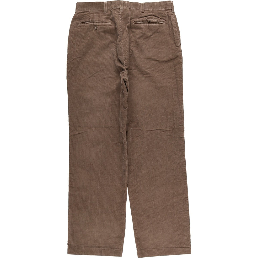 Haggar Corduroy Pants for Men, W33 cotton beige type brown Vintage Second Hand