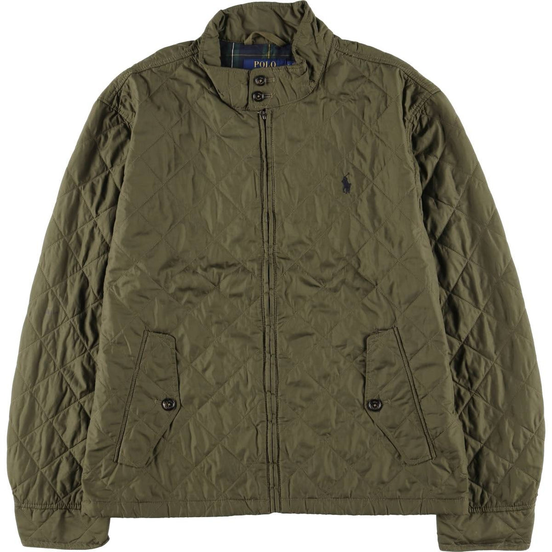 Ralph Lauren POLO RALPH LAUREN Quilted Jacket, Puffer Jacket, Harrington Jacket polyester Khaki type Vintage Second Hand