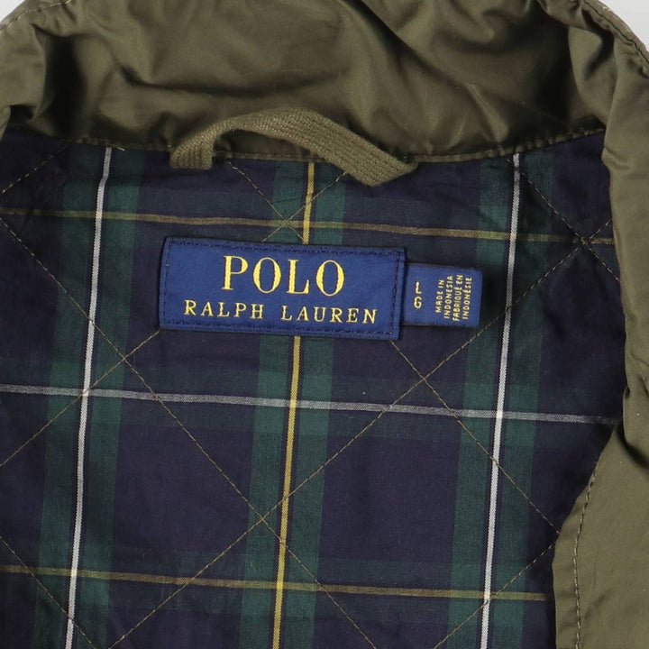 Ralph Lauren POLO RALPH LAUREN Quilted Jacket, Puffer Jacket, Harrington Jacket polyester Khaki type Vintage Second Hand