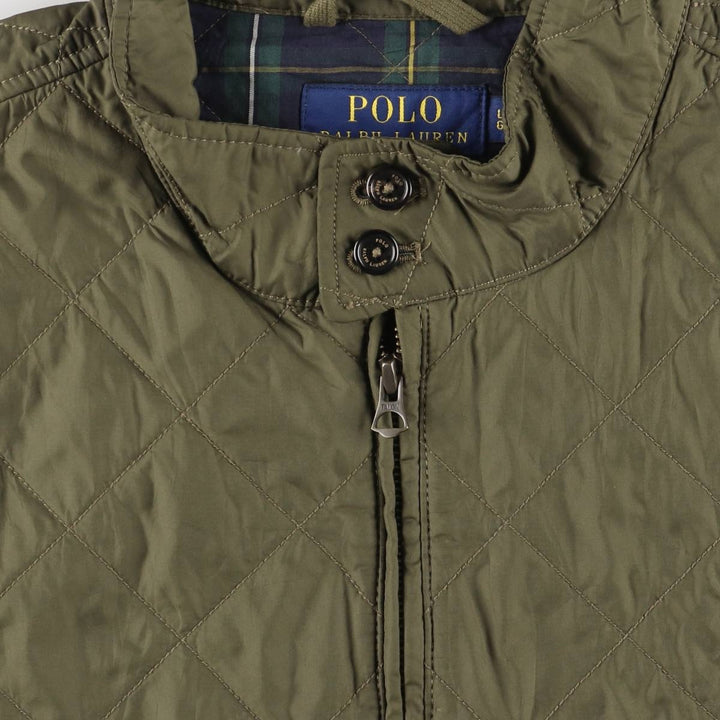 Ralph Lauren POLO RALPH LAUREN Quilted Jacket, Puffer Jacket, Harrington Jacket polyester Khaki type Vintage Second Hand