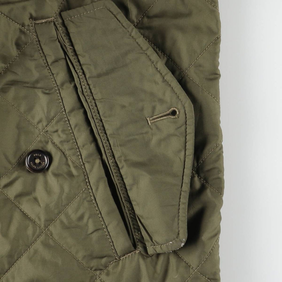 Ralph Lauren POLO RALPH LAUREN Quilted Jacket, Puffer Jacket, Harrington Jacket polyester Khaki type Vintage Second Hand