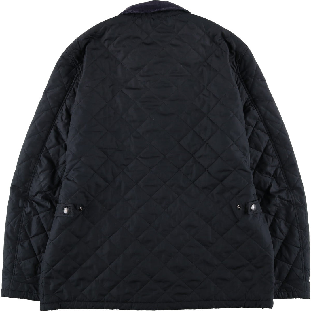 2000'S Barbour 3-Warrant Quilted Puffer Jacket, Men's XL polyester black type Vintage Second Hand