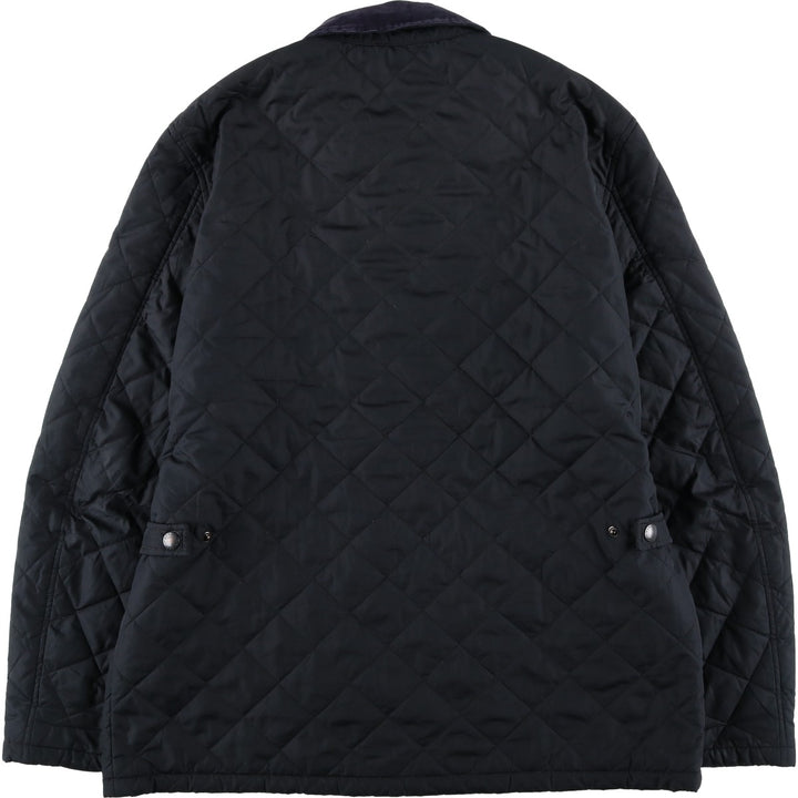 2000'S Barbour 3-Warrant Quilted Puffer Jacket, Men's XL polyester black type Vintage Second Hand