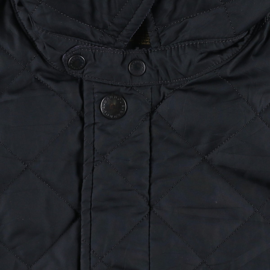 2000'S Barbour 3-Warrant Quilted Puffer Jacket, Men's XL polyester black type Vintage Second Hand