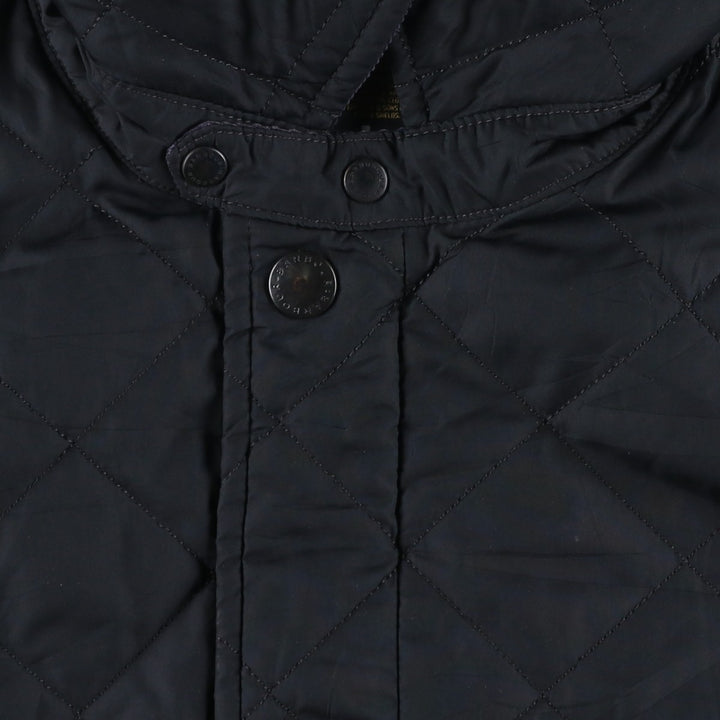 2000'S Barbour 3-Warrant Quilted Puffer Jacket, Men's XL polyester black type Vintage Second Hand