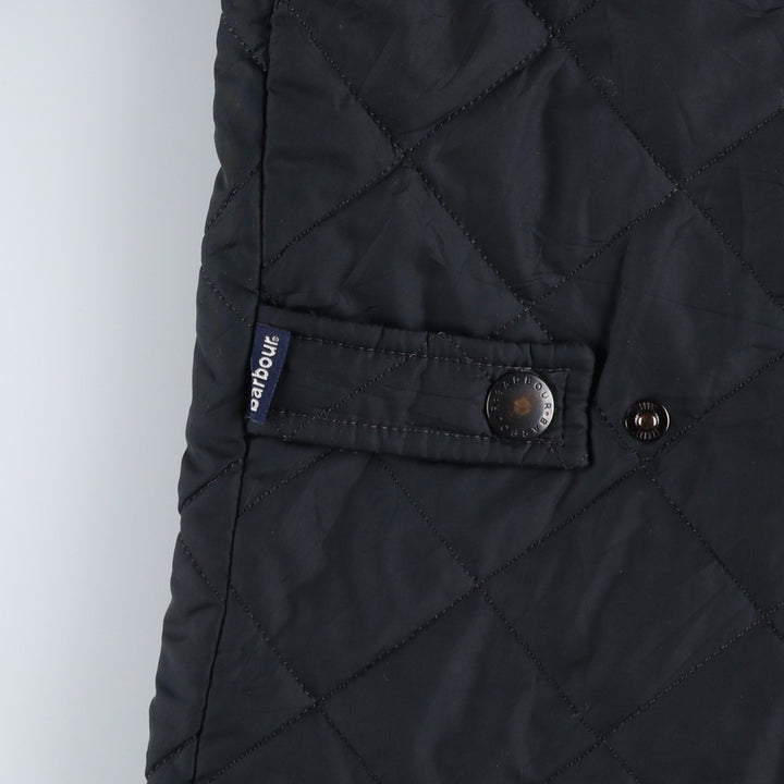 2000'S Barbour 3-Warrant Quilted Puffer Jacket, Men's XL polyester black type Vintage Second Hand