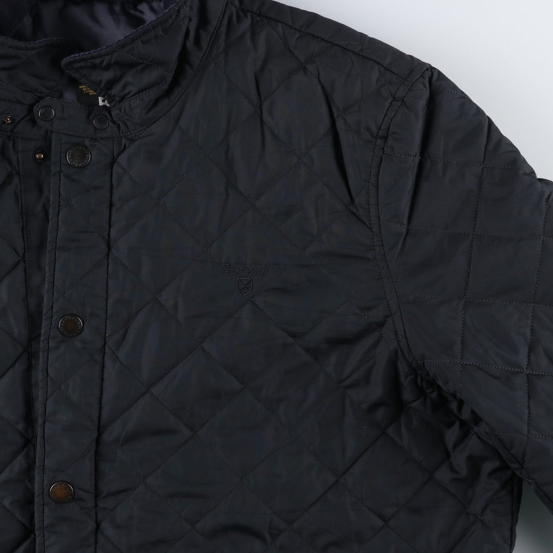 2000'S Barbour 3-Warrant Quilted Puffer Jacket, Men's XL polyester black type Vintage Second Hand