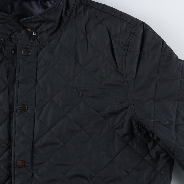 2000'S Barbour 3-Warrant Quilted Puffer Jacket, Men's XL polyester black type Vintage Second Hand
