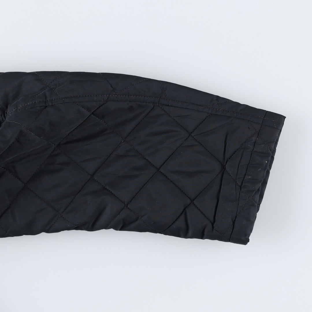 2000'S Barbour 3-Warrant Quilted Puffer Jacket, Men's XL polyester black type Vintage Second Hand