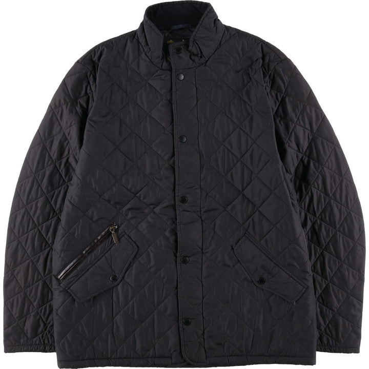 2000s~ Barbour 3 Warrant Quilted Puffer Jacket, Men's Size L polyester black type Vintage Second Hand
