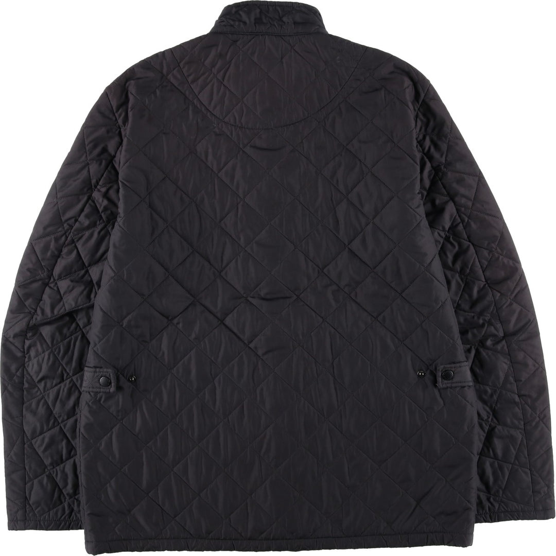 2000s~ Barbour 3 Warrant Quilted Puffer Jacket, Men's Size L polyester black type Vintage Second Hand