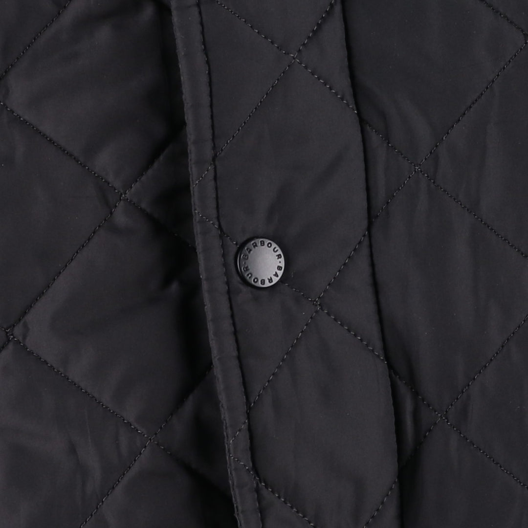 2000s~ Barbour 3 Warrant Quilted Puffer Jacket, Men's Size L polyester black type Vintage Second Hand