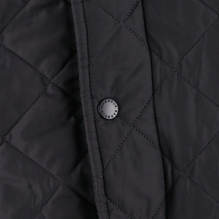 2000s~ Barbour 3 Warrant Quilted Puffer Jacket, Men's Size L polyester black type Vintage Second Hand