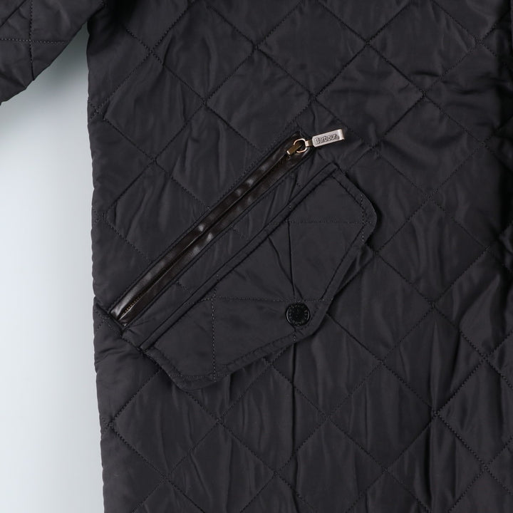 2000s~ Barbour 3 Warrant Quilted Puffer Jacket, Men's Size L polyester black type Vintage Second Hand