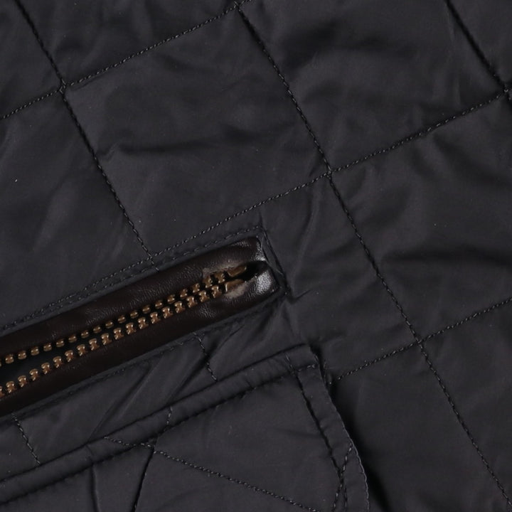 2000s~ Barbour 3 Warrant Quilted Puffer Jacket, Men's Size L polyester black type Vintage Second Hand
