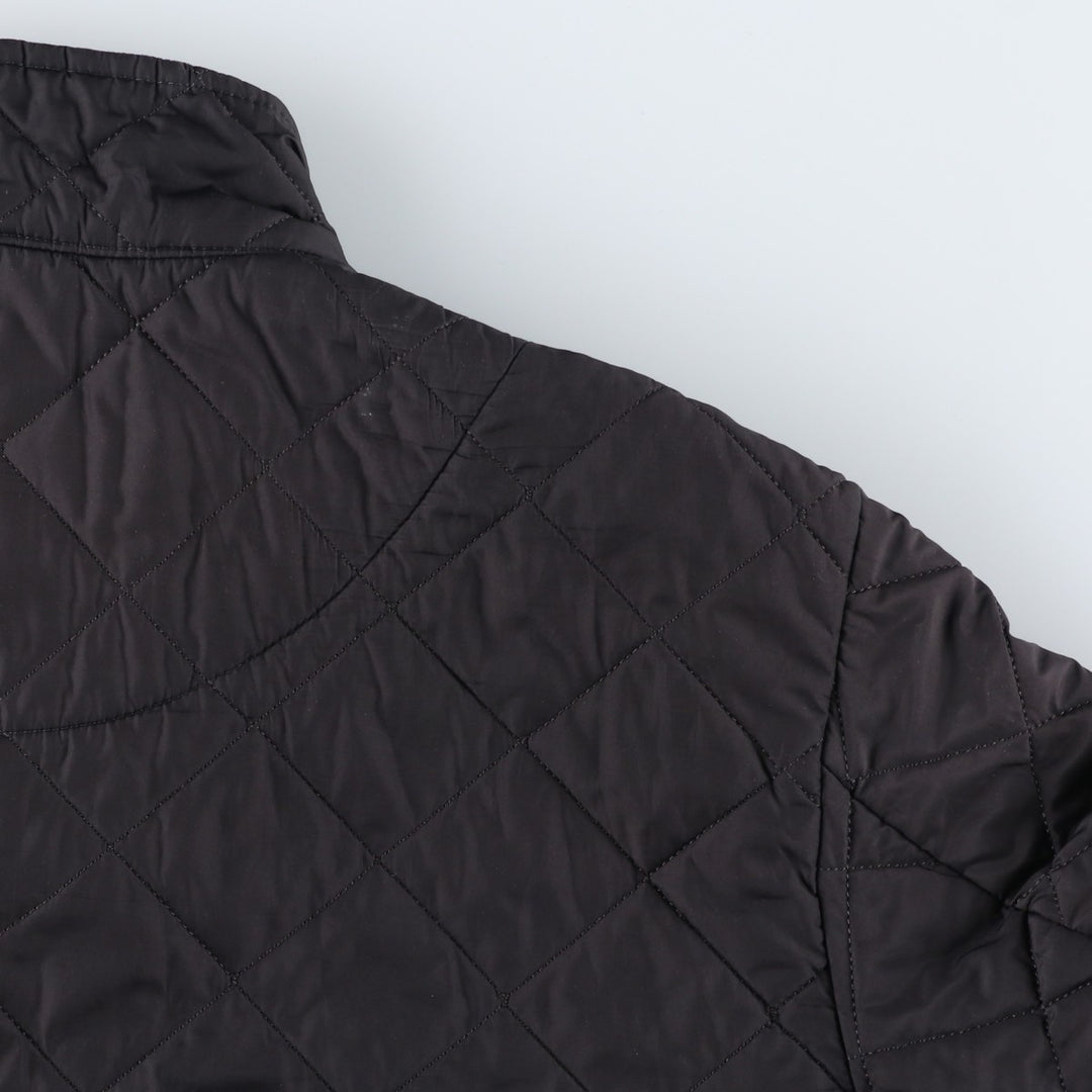 2000s~ Barbour 3 Warrant Quilted Puffer Jacket, Men's Size L polyester black type Vintage Second Hand